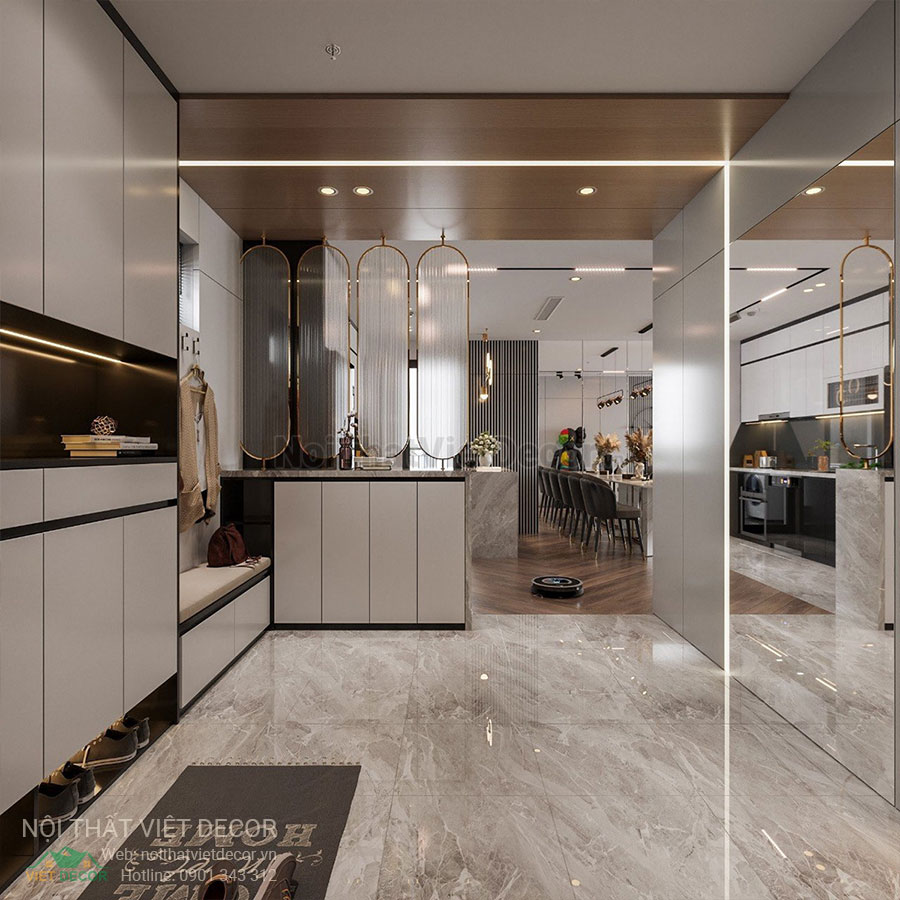 Nội Thất Việt Decor thiết kế thi công nội thất căn hộ phong cách hiện đại sang trọng modern luxury