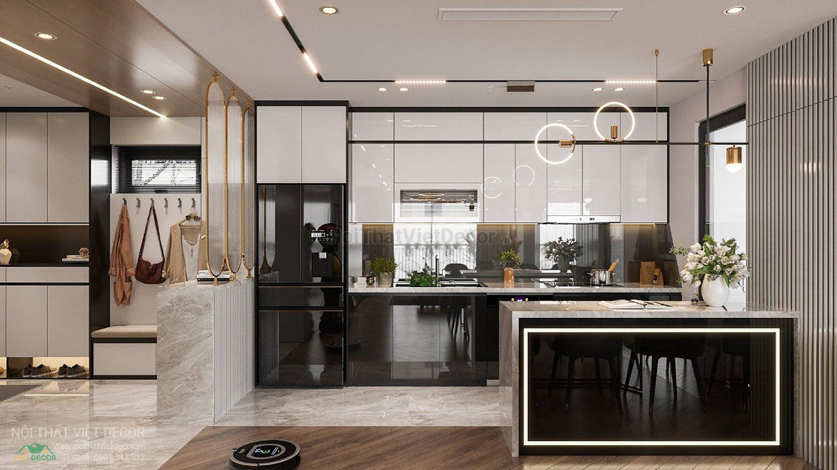 Nội Thất Việt Decor thiết kế thi công nội thất căn hộ phong cách hiện đại sang trọng modern luxury