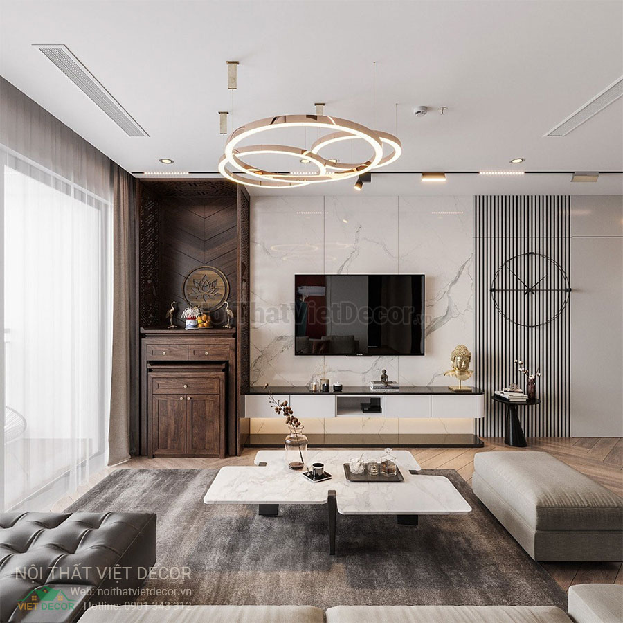 Nội Thất Việt Decor thiết kế thi công nội thất căn hộ phong cách hiện đại sang trọng modern luxury