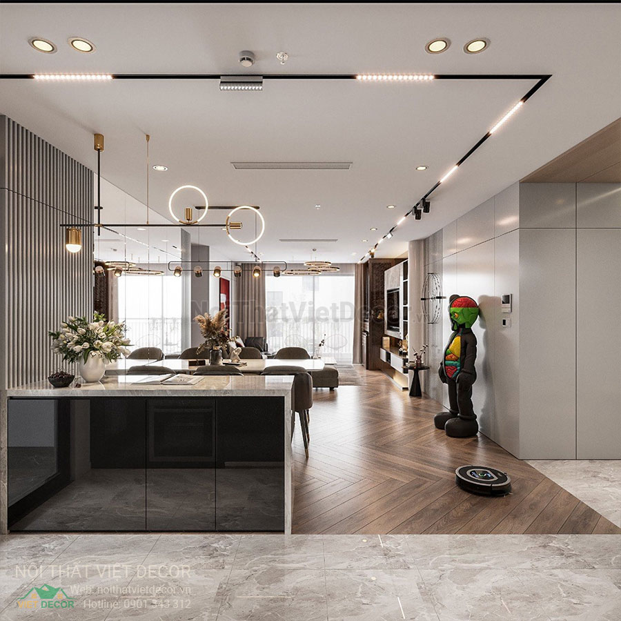 Nội Thất Việt Decor thiết kế thi công nội thất căn hộ phong cách hiện đại sang trọng modern luxury