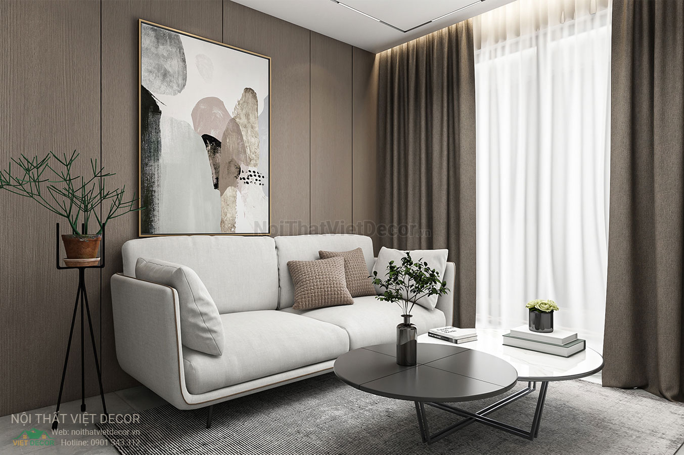 Nội Thất Việt Decor thiết kế thi công nội thất căn hộ phong cách hiện đại tối giản modern minimalism