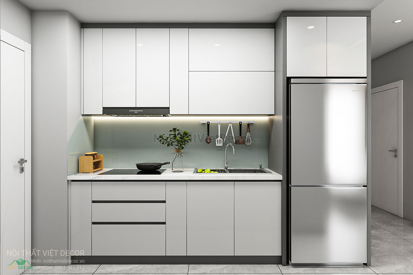 Nội Thất Việt Decor thiết kế thi công nội thất căn hộ phong cách hiện đại tối giản modern minimalism