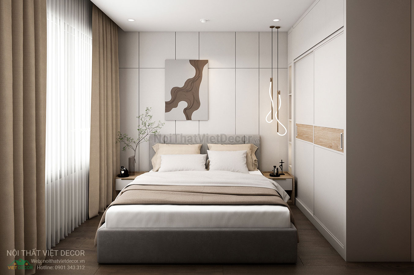 Nội Thất Việt Decor thiết kế thi công nội thất căn hộ phong cách hiện đại tối giản modern minimalism