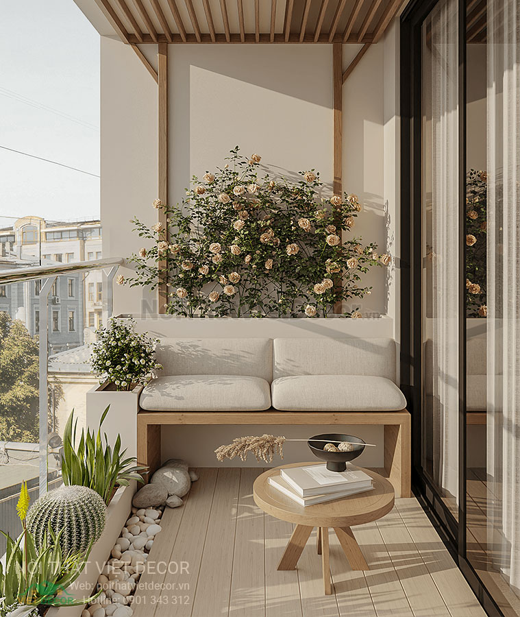 Nội Thất Việt Decor thiết kế thi công nội thất căn hộ phong cách Nhật Bản japandi kết hợp scandinavia