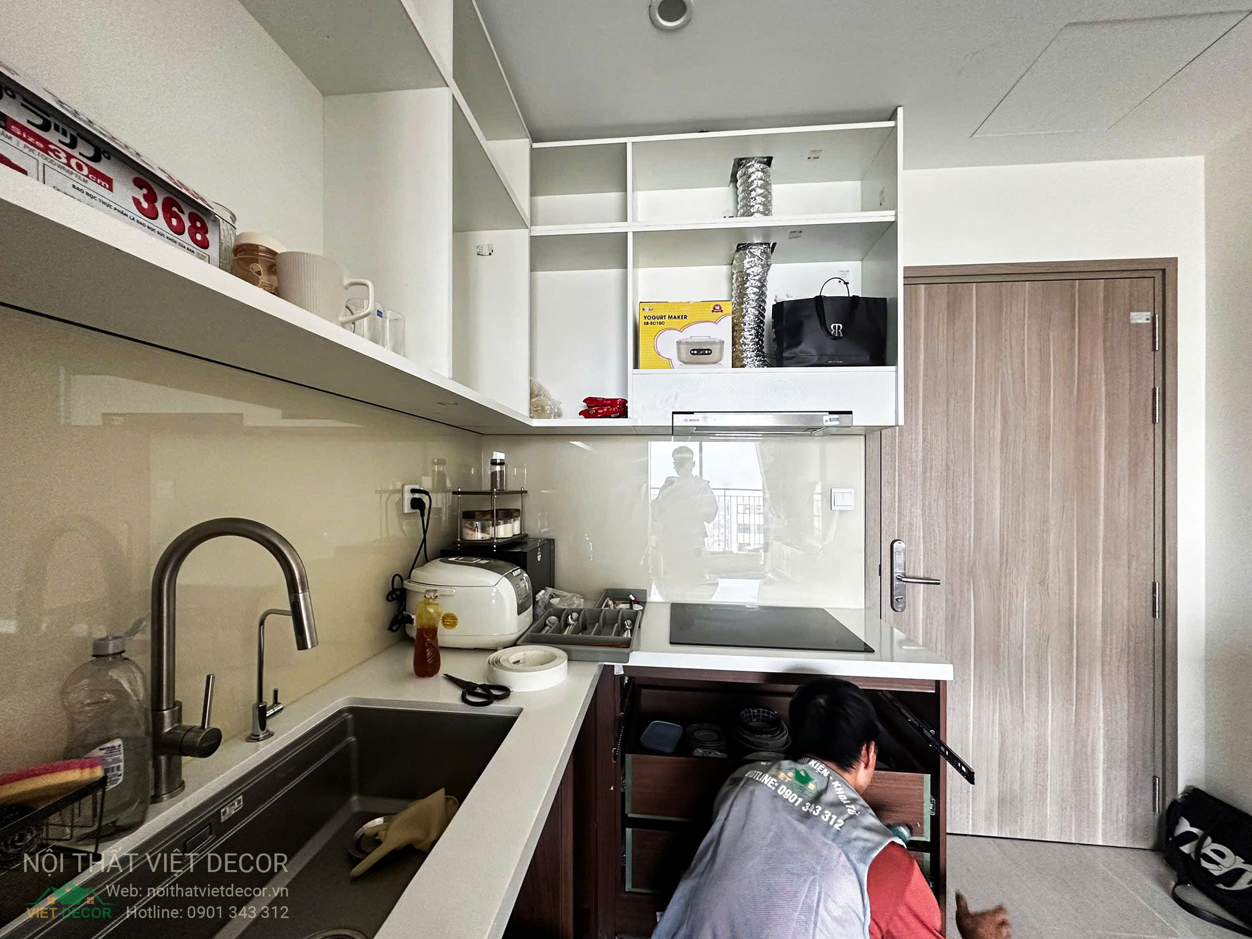 Nội thất Việt Decor thiết kế thi công trang trí nội thất căn hộ 2 phòng ngủ tòa nhà Origami chung cư Vinhomes Grand Park TP HCM