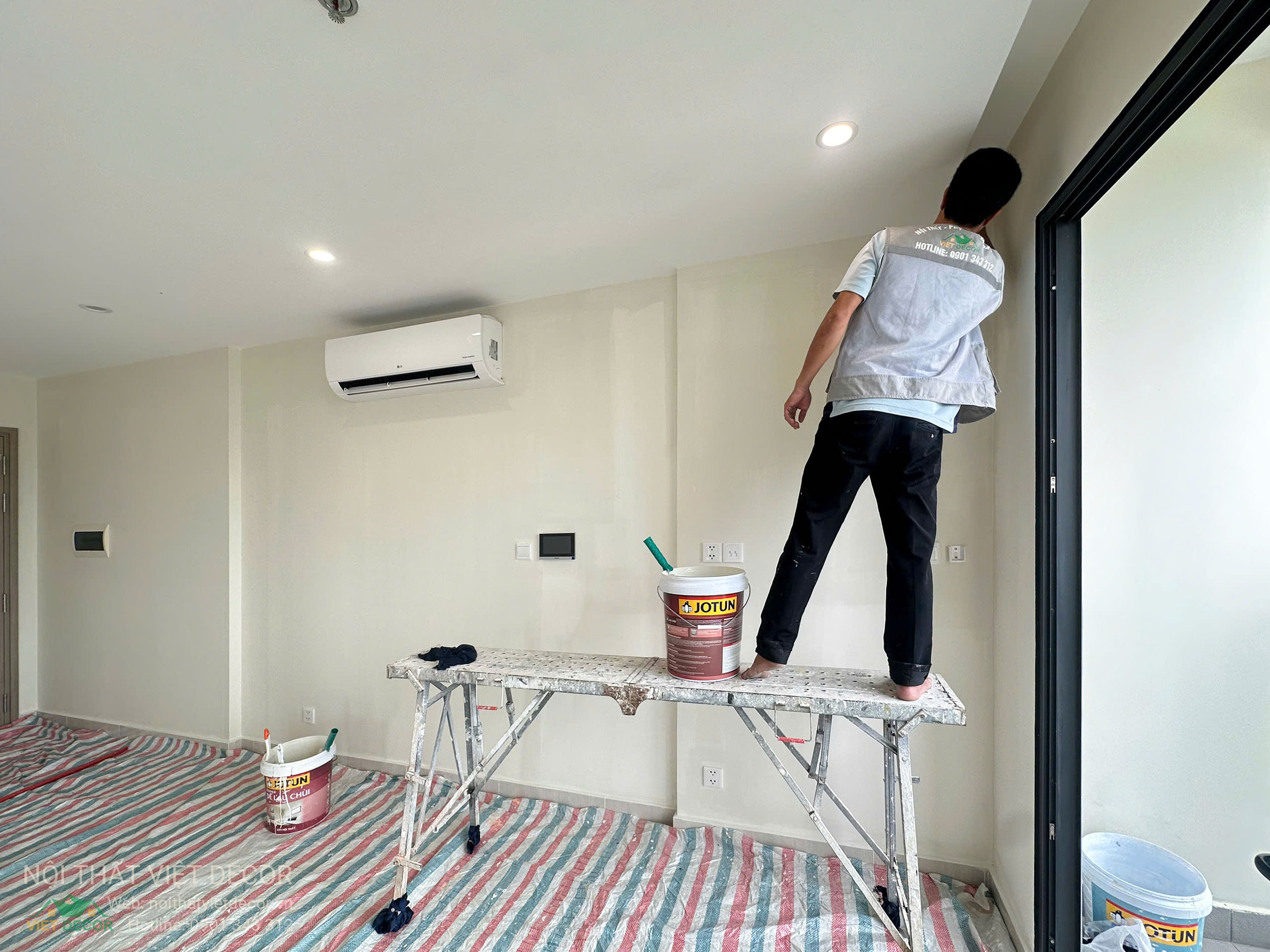 Nội thất Việt Decor thiết kế thi công trang trí nội thất căn hộ 2 phòng ngủ tòa nhà Origami chung cư Vinhomes Grand Park TP HCM