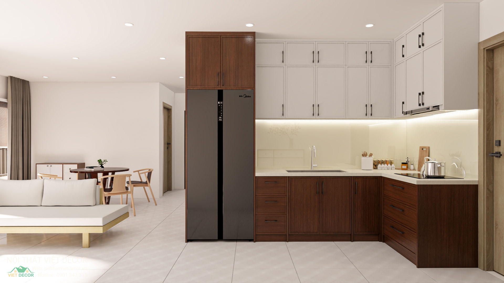 Thi công nội thất căn hộ 2PN Vinhomes Grand Park (Tòa Origami) TP.HCM