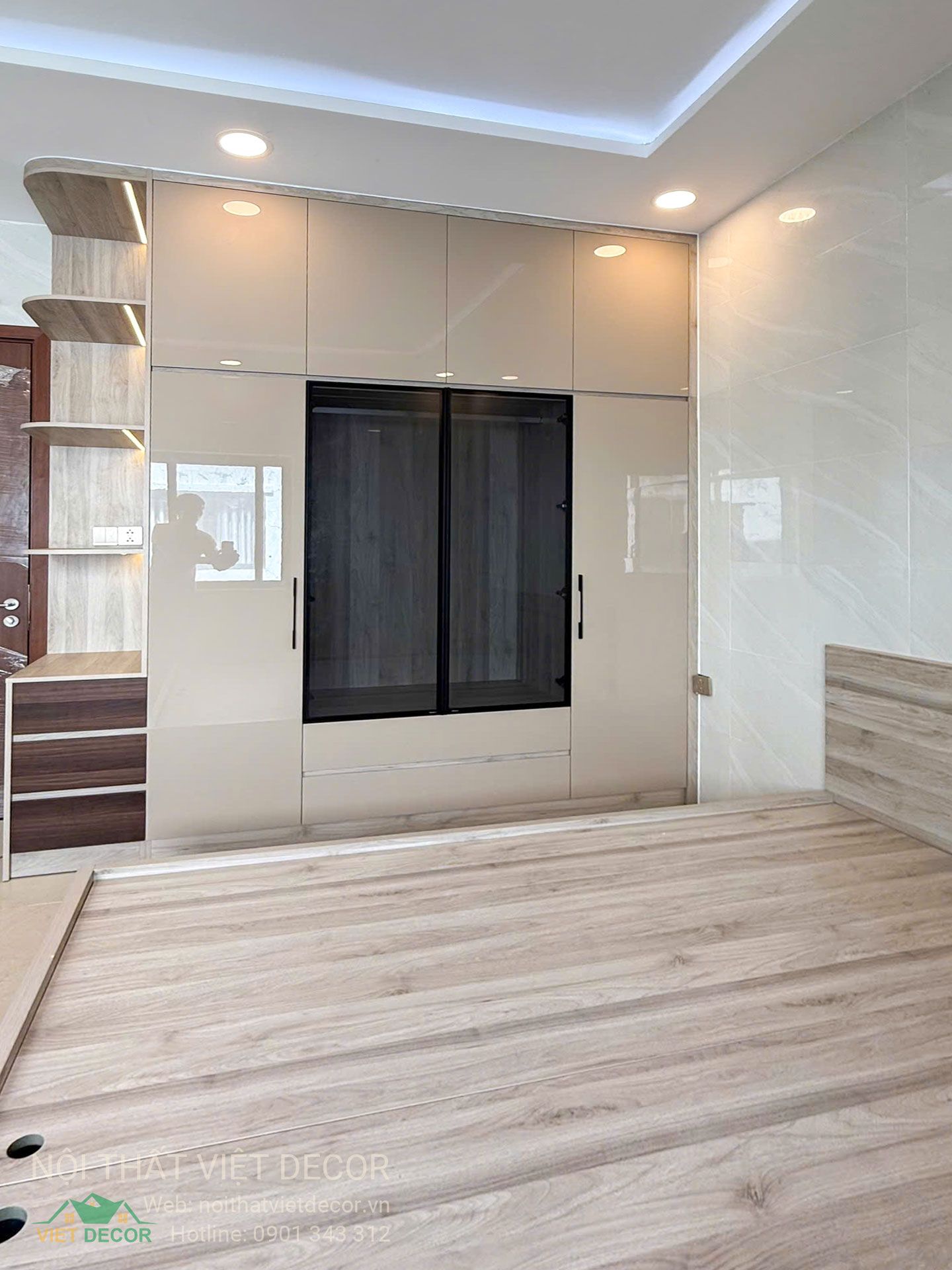 Nội Thất Việt Decor thiết kế, thi công nội thất nhà phố biệt thự Lavilla Green City tại Tân An, Long An (Tây Ninh) phong cách hiện đại tối giản