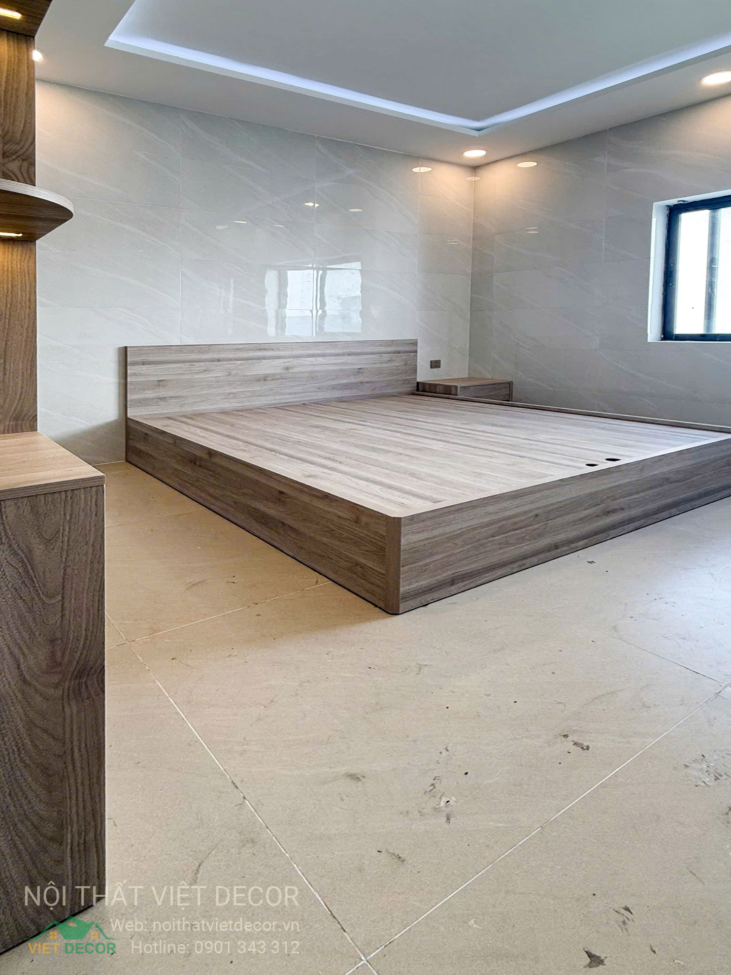 Nội Thất Việt Decor thiết kế, thi công nội thất nhà phố biệt thự Lavilla Green City tại Tân An, Long An (Tây Ninh) phong cách hiện đại tối giản