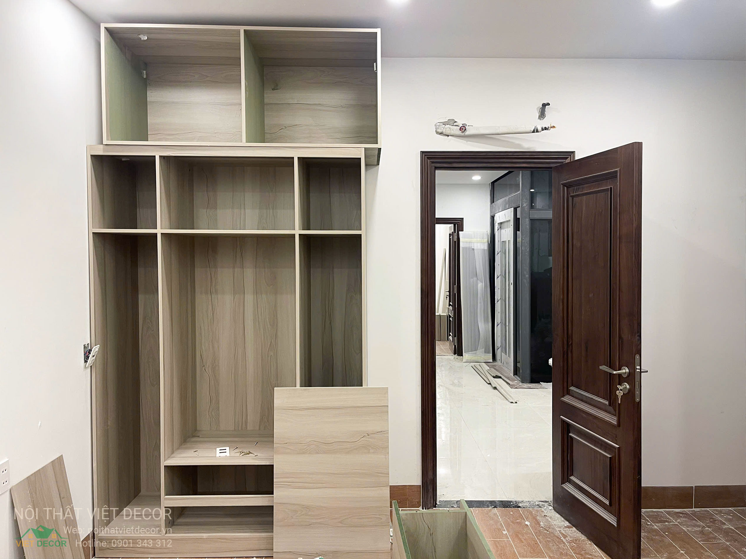 Nội thất Việt Decor thiết kế thi công trang trí nội thất nhà phố 3 tầng Lavilla Green City Long An Tây Ninh, hình ảnh thi công thực tế