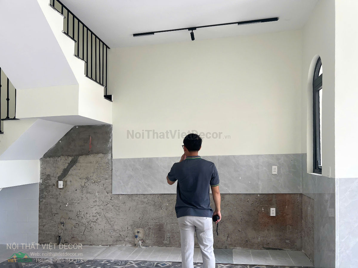Nội Thất Việt Decor thiết kế thi công nội thất nhà phố liên kế tại huyện Long Đất tỉnh Vũng Tàu, khảo sát hiện trạng