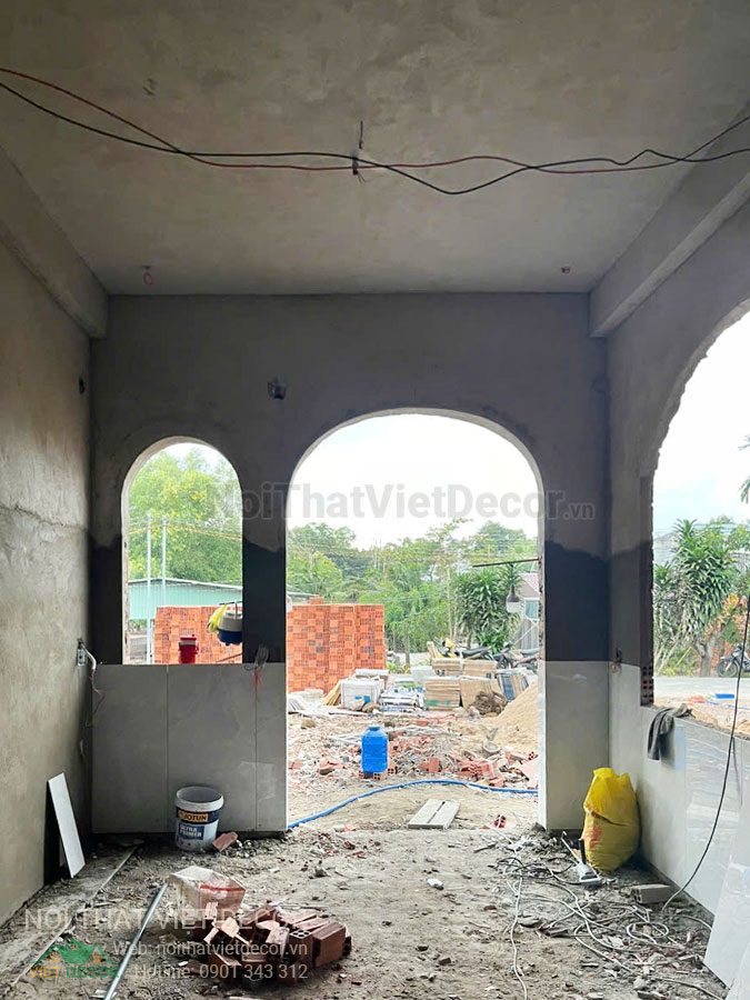 Nội Thất Việt Decor thiết kế thi công nội thất nhà phố liên kế tại huyện Long Đất tỉnh Vũng Tàu, khảo sát hiện trạng