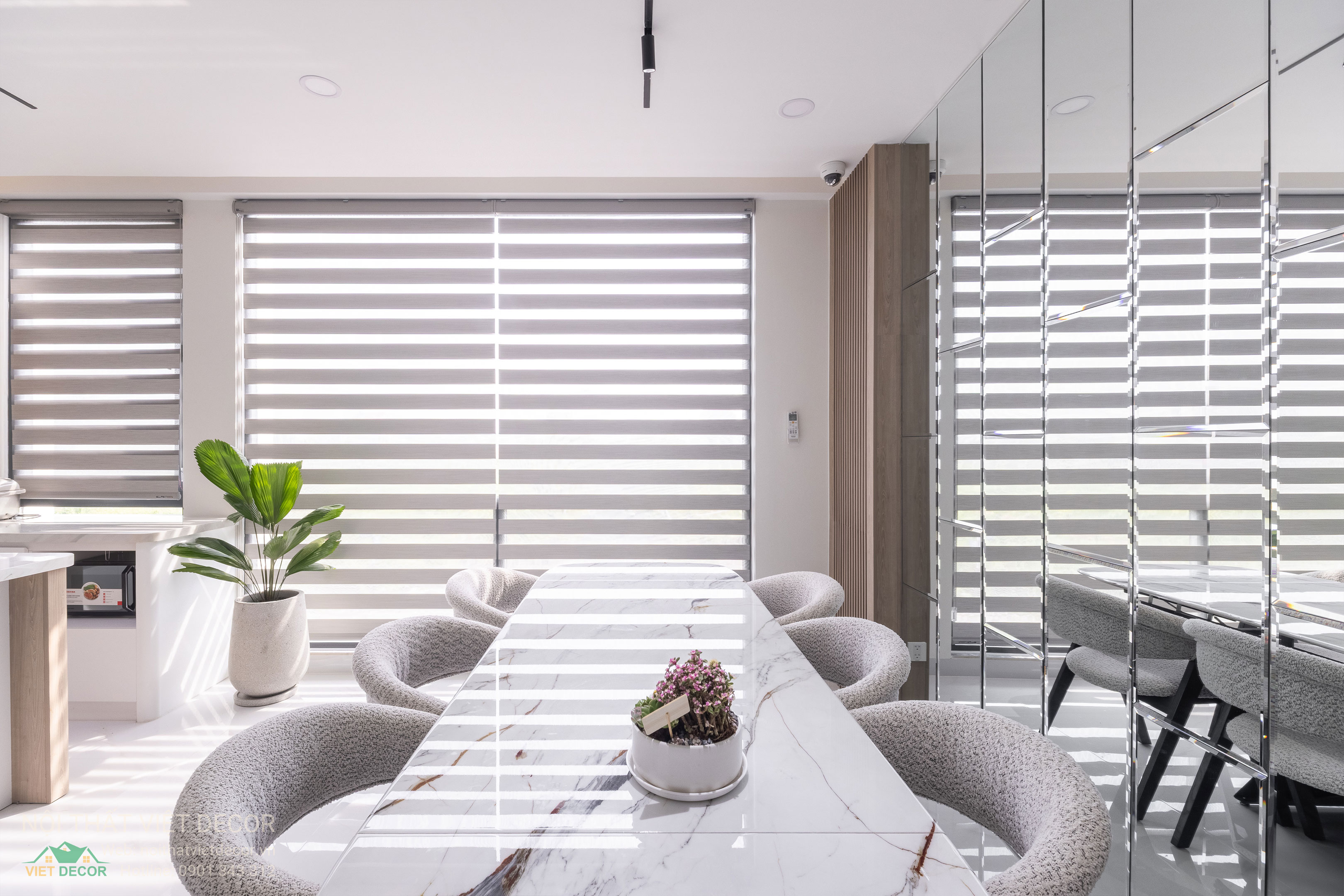 Nội Thất Việt Decor thiết kế thi công trang trí nội thất nhà phố tại phường Long Bình TP HCM, nhà bếp