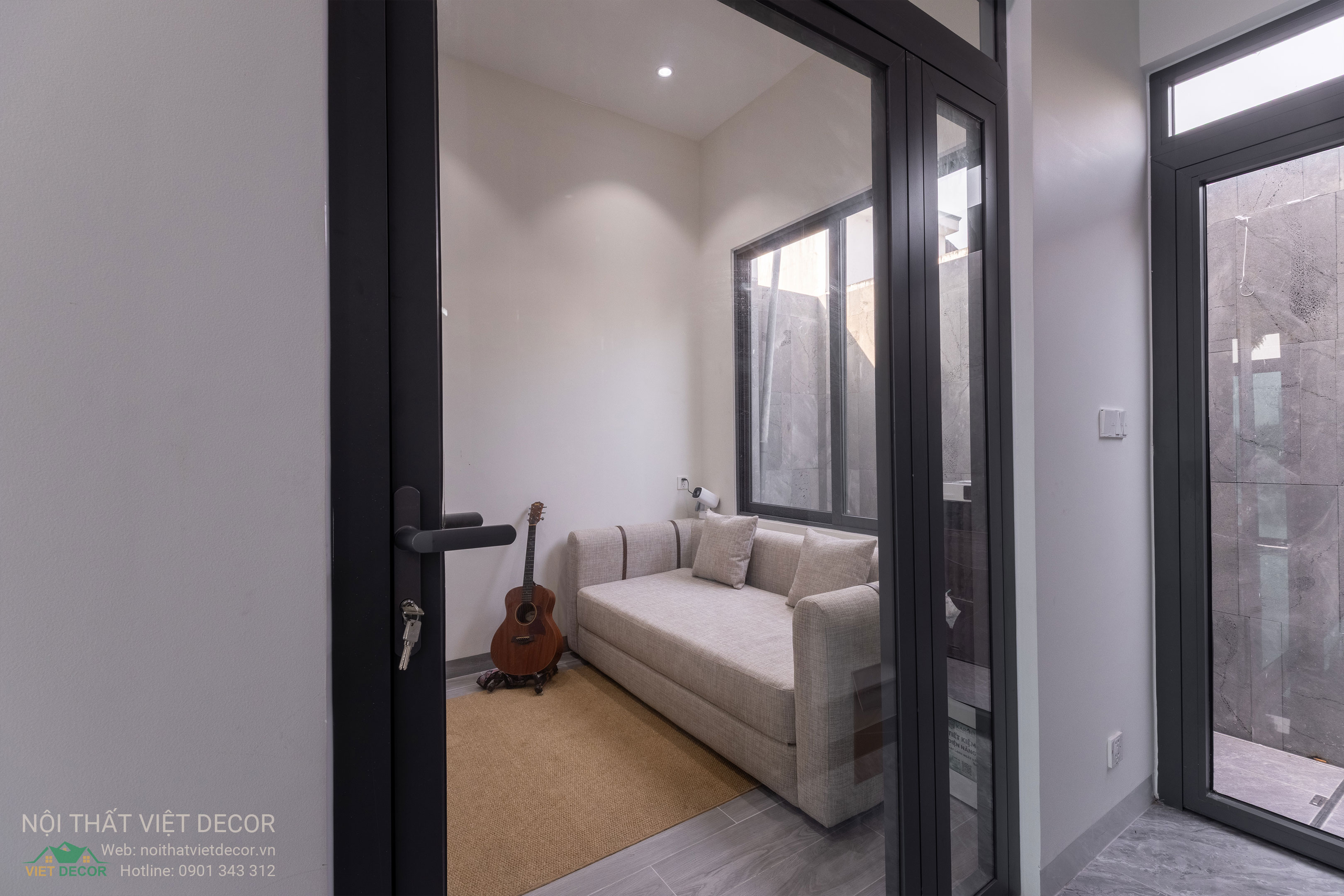 Nội Thất Việt Decor thiết kế thi công trang trí nội thất nhà phố tại phường Long Bình TP HCM, phòng làm việc