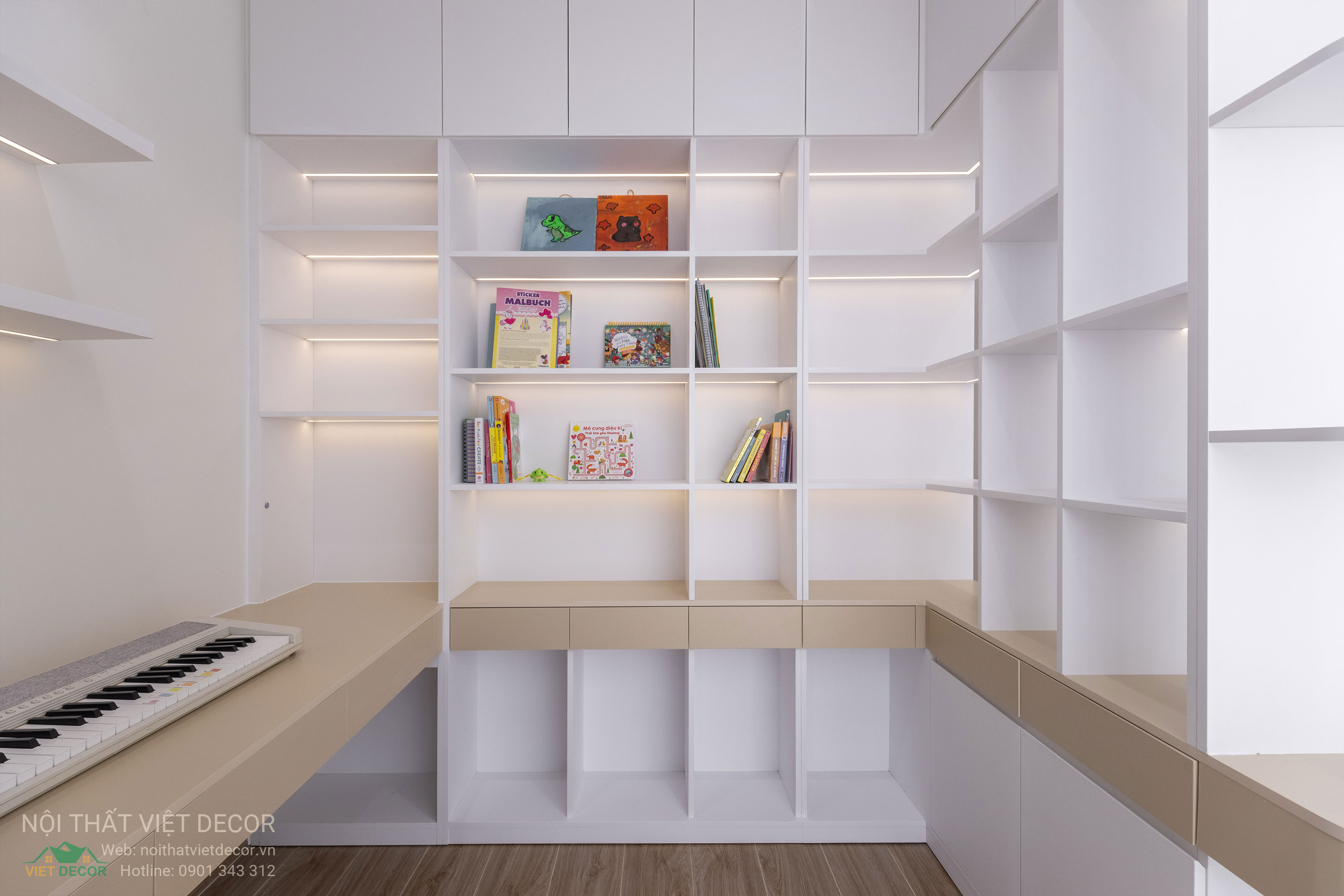 Nội Thất Việt Decor thiết kế thi công trang trí nội thất nhà phố tại phường Long Bình TP HCM, phòng ngủ