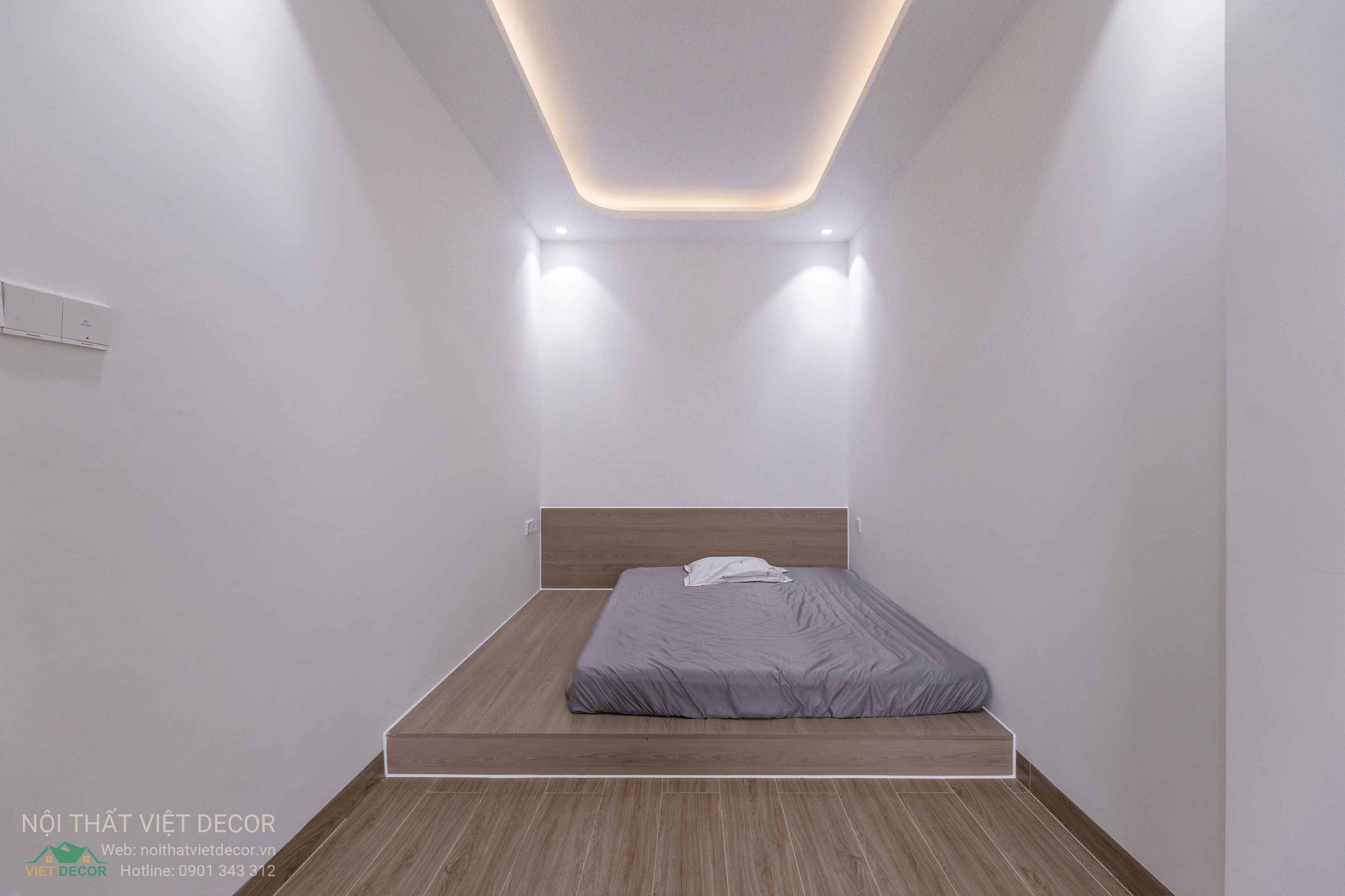 Nội Thất Việt Decor thiết kế thi công trang trí nội thất nhà phố tại phường Long Bình TP HCM, phòng ngủ