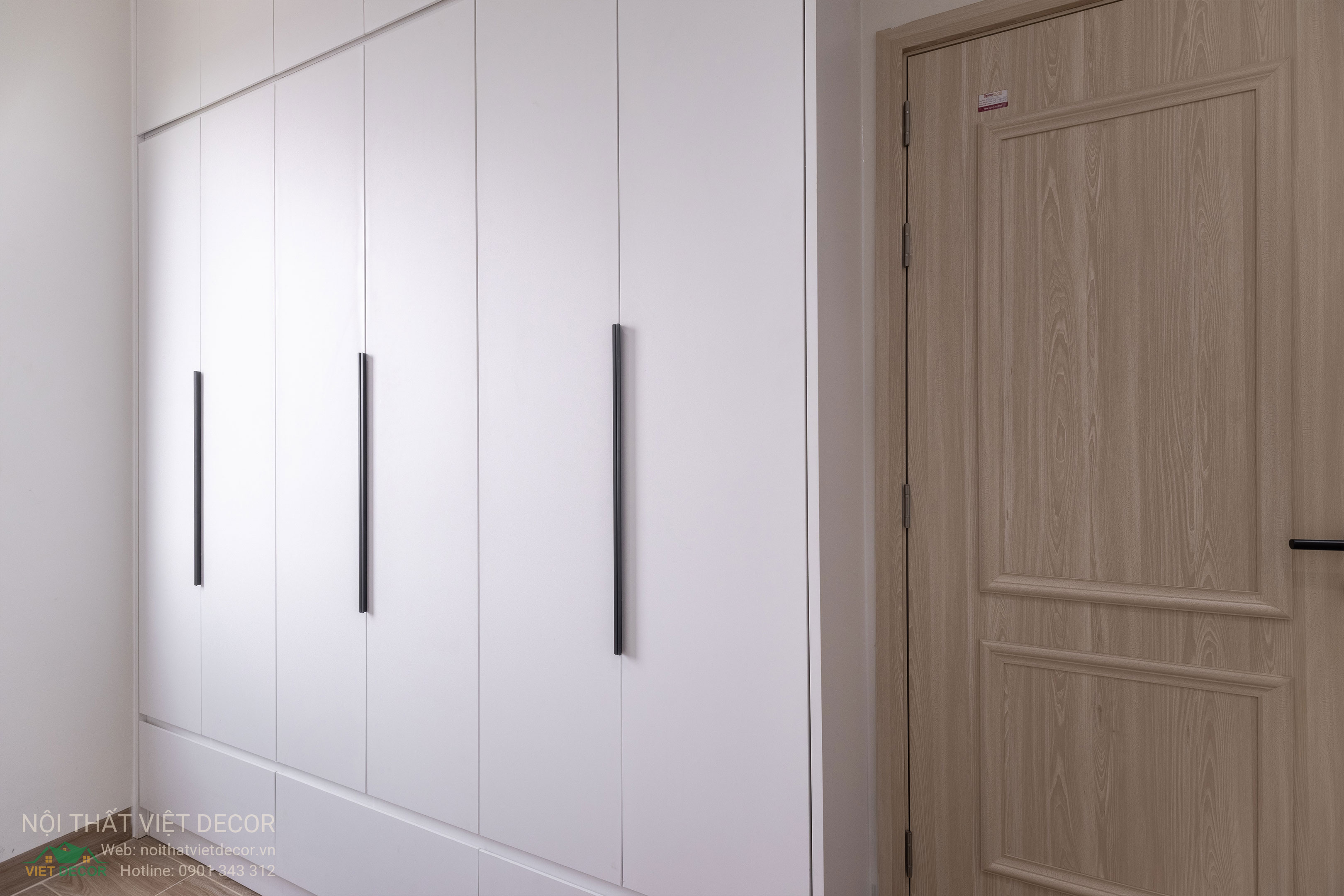 Nội Thất Việt Decor thiết kế thi công trang trí nội thất nhà phố tại phường Long Bình TP HCM, phòng ngủ