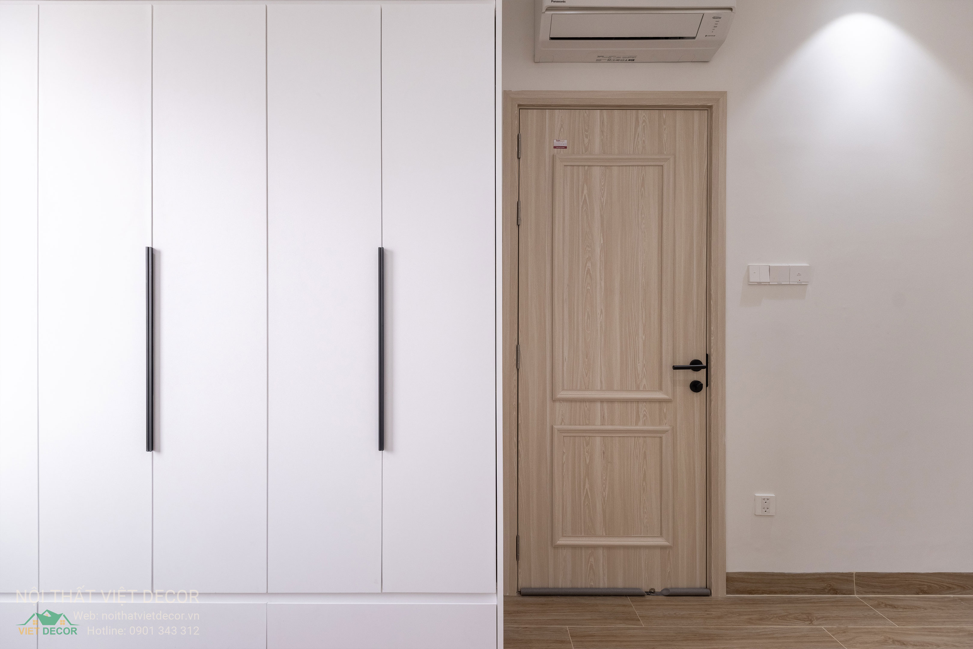 Nội Thất Việt Decor thiết kế thi công trang trí nội thất nhà phố tại phường Long Bình TP HCM, phòng ngủ