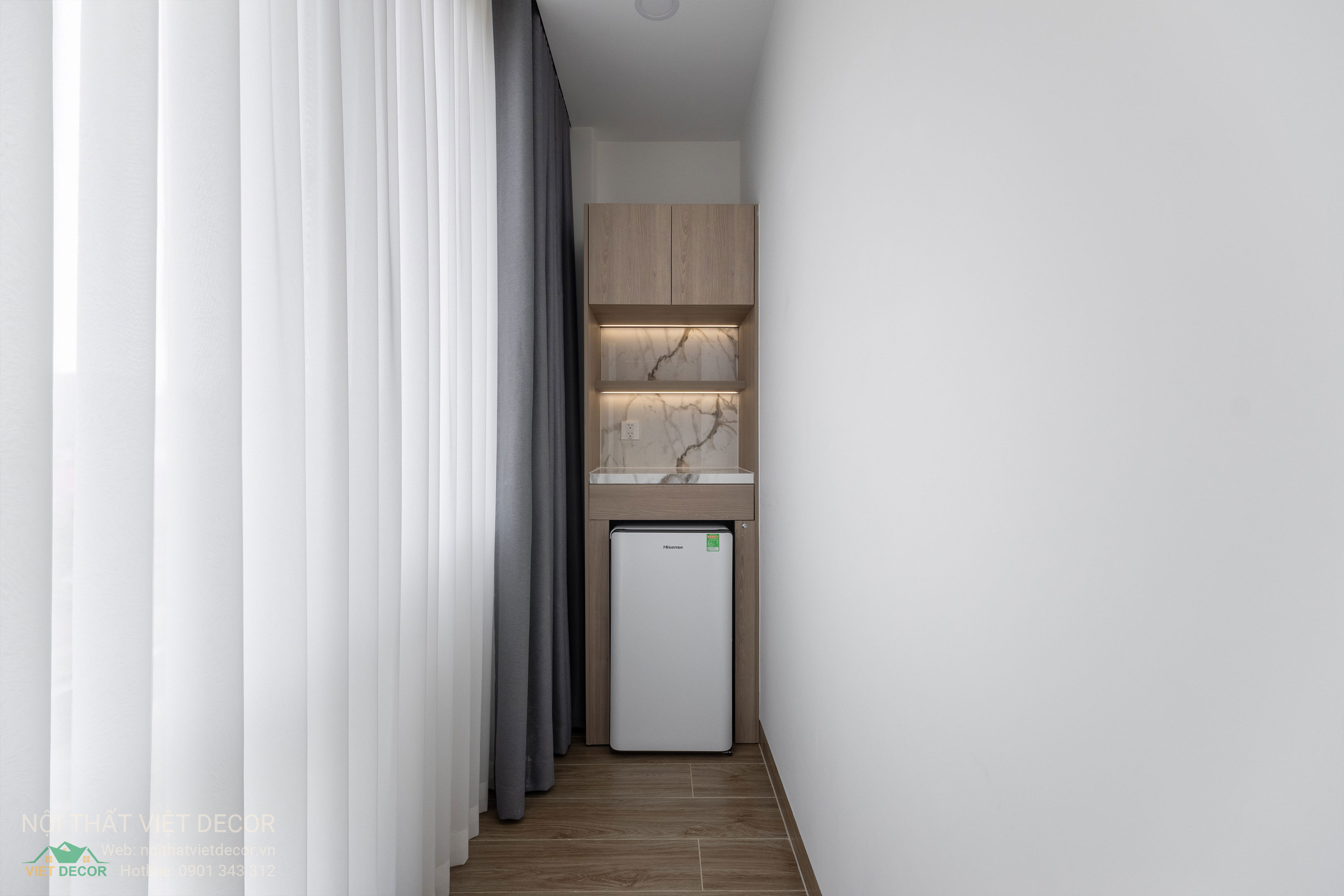 Nội Thất Việt Decor thiết kế thi công trang trí nội thất nhà phố tại phường Long Bình TP HCM, phòng ngủ master