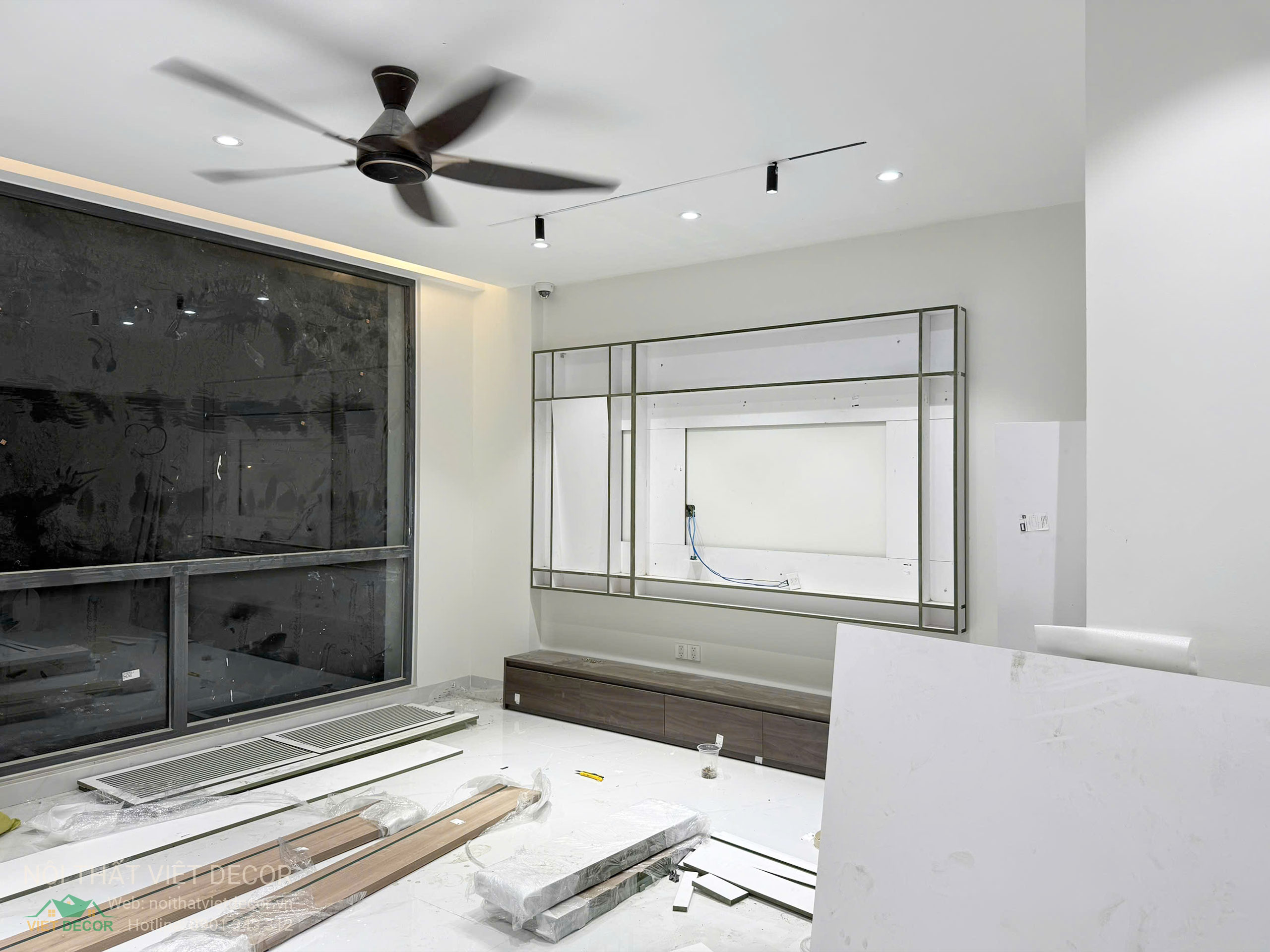 Nội Thất Việt Decor thiết kế thi công trang trí nội thất nhà phố tại phường Long Bình TP HCM, lắp đặt nội thất