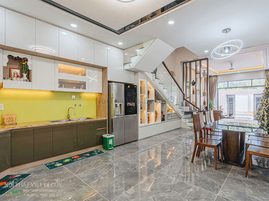 Xưởng sản xuất nội thất gỗ Việt Decor thiết kế thi công trang trí nội thất nhà phố