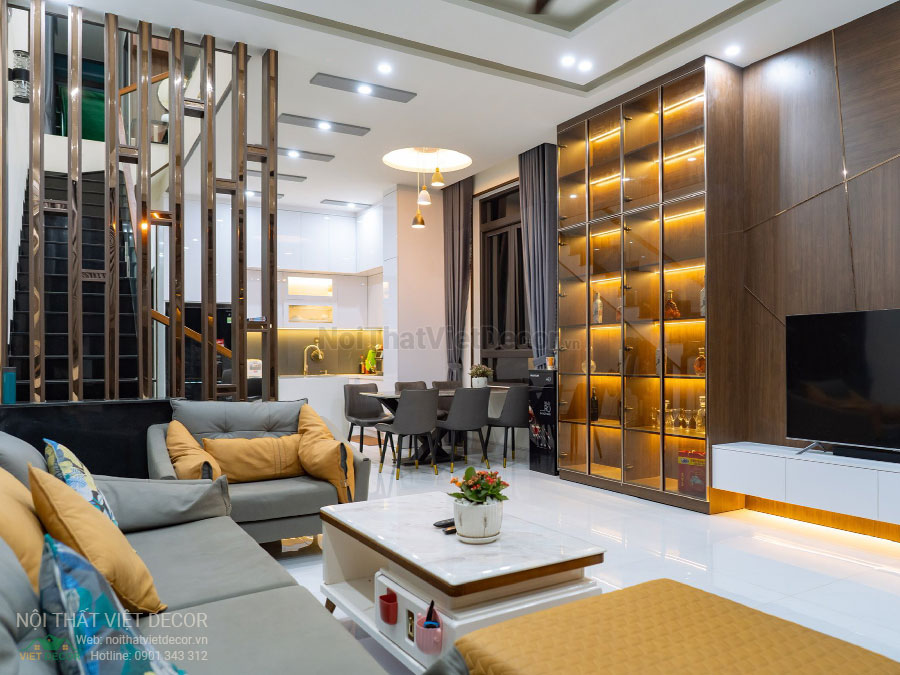 Xưởng sản xuất nội thất gỗ Việt Decor thiết kế thi công trang trí nội thất nhà phố