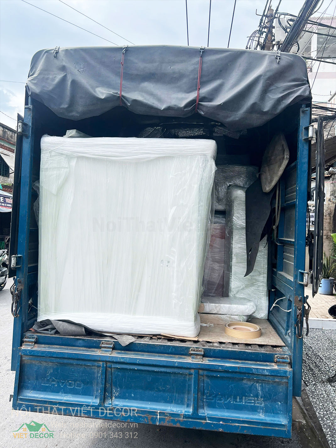 Nội Thất Việt Decor thiết kế thi công nội thất tủ bếp cánh huỳnh pano gỗ công nghiệp An Cường, Ba Thanh tại quận 4 thành phố Hồ Chí Minh