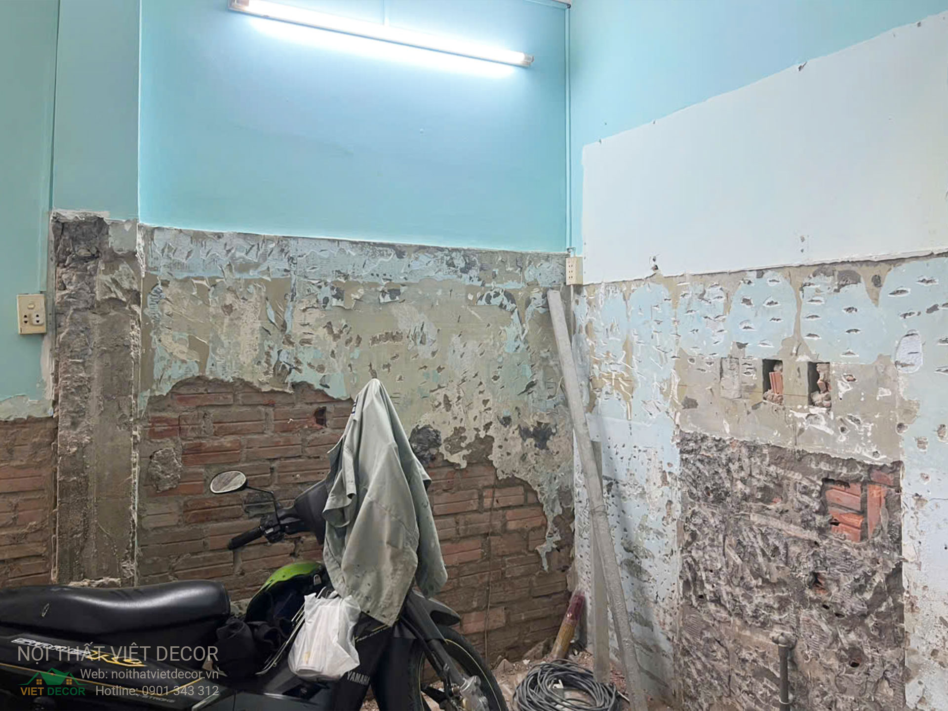 Nội Thất Việt Decor thiết kế thi công nội thất tủ bếp cánh huỳnh pano gỗ công nghiệp An Cường, Ba Thanh tại quận 4 thành phố Hồ Chí Minh