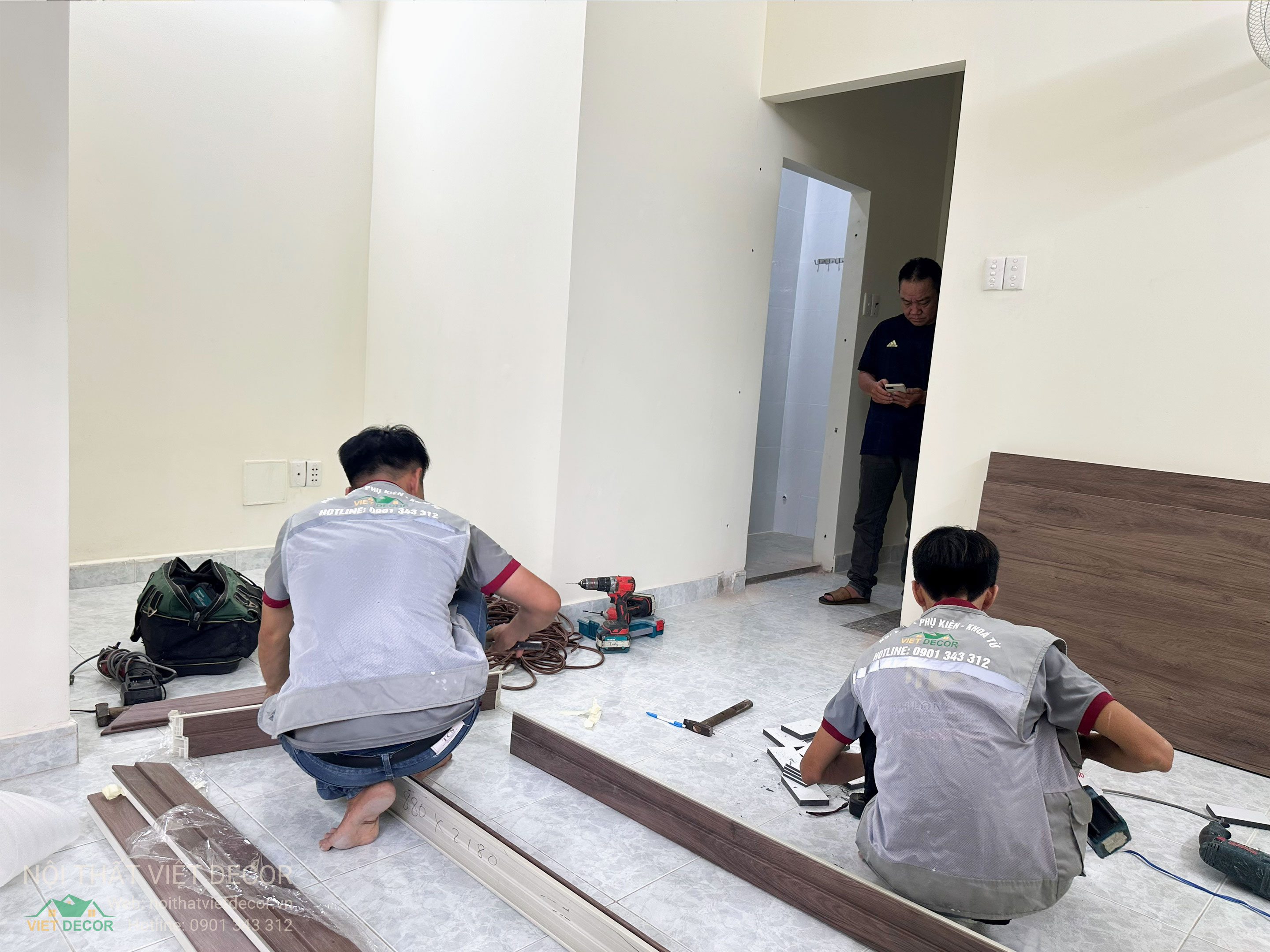 Nội Thất Việt Decor thiết kế thi công tủ bếp chữ I tại quận Phú Nhuận TP HCM