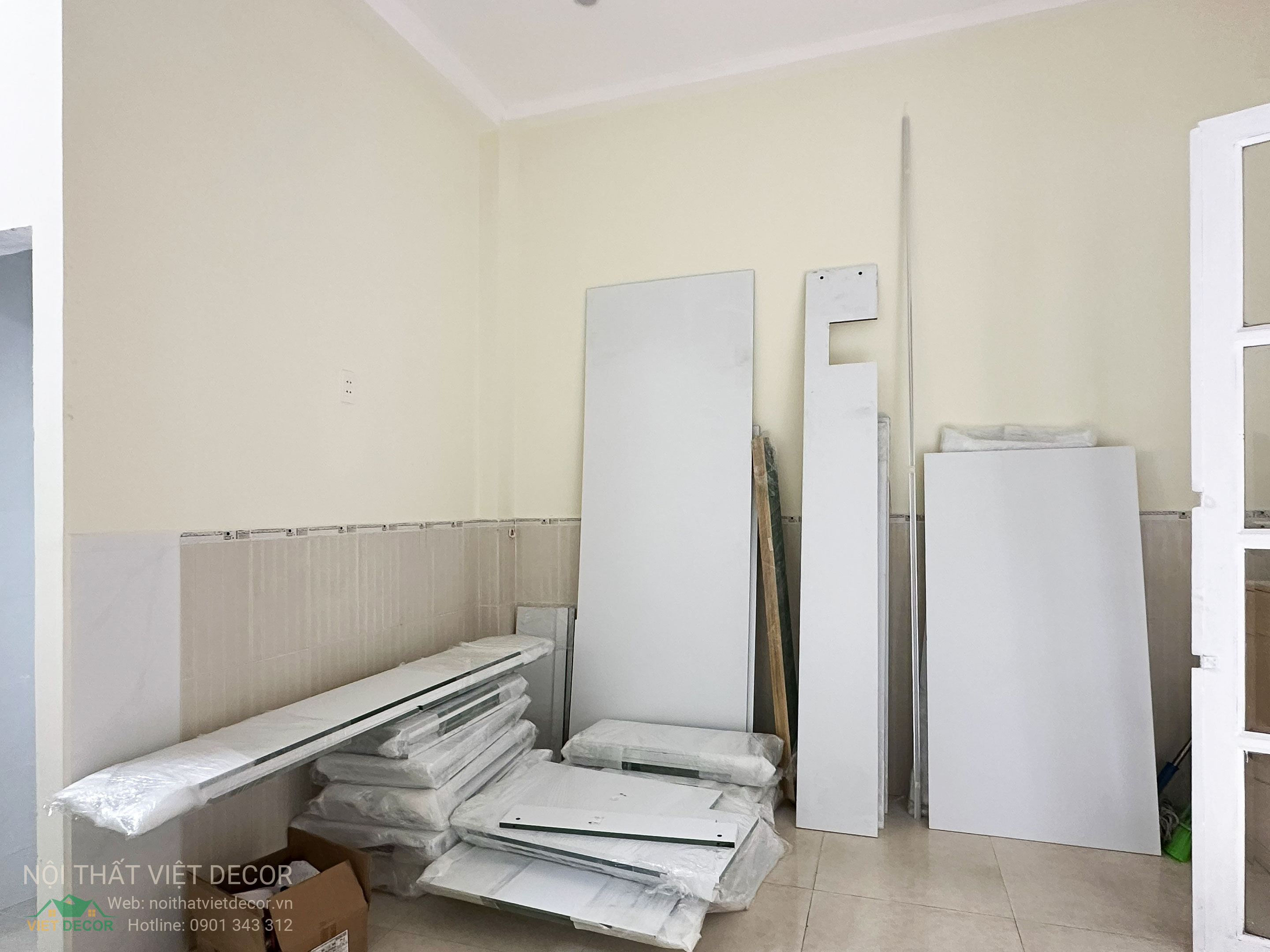 Nội Thất Việt Decor thiết kế thi công tủ bếp chữ I tại quận Phú Nhuận TP HCM