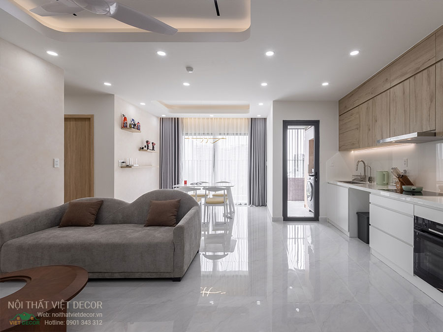 Nội Thất Việt Decor dự án thi công hoàn thiện nội thất căn hộ 3 phòng ngủ Lavida Plus TP HCM