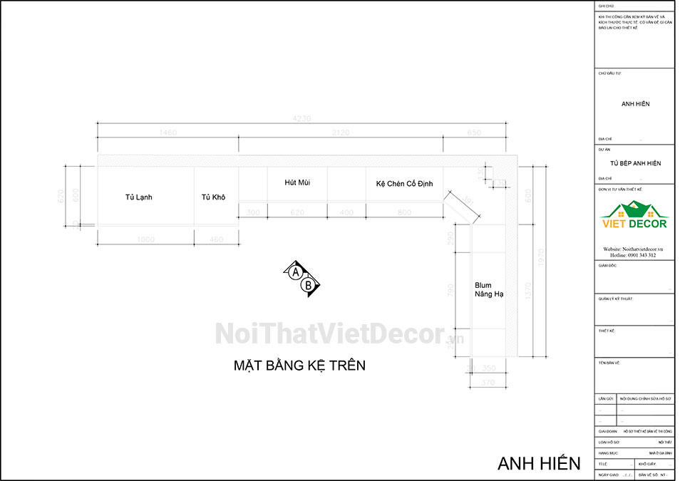 Noithatvietdecor Tủ bếp hiện đại chữ L, khung inox 304 sơn tĩnh điện, cánh kính viền nhôm, mặt đá và ốp tường đá nhân tạo cao cấp Vicostone BQ1080