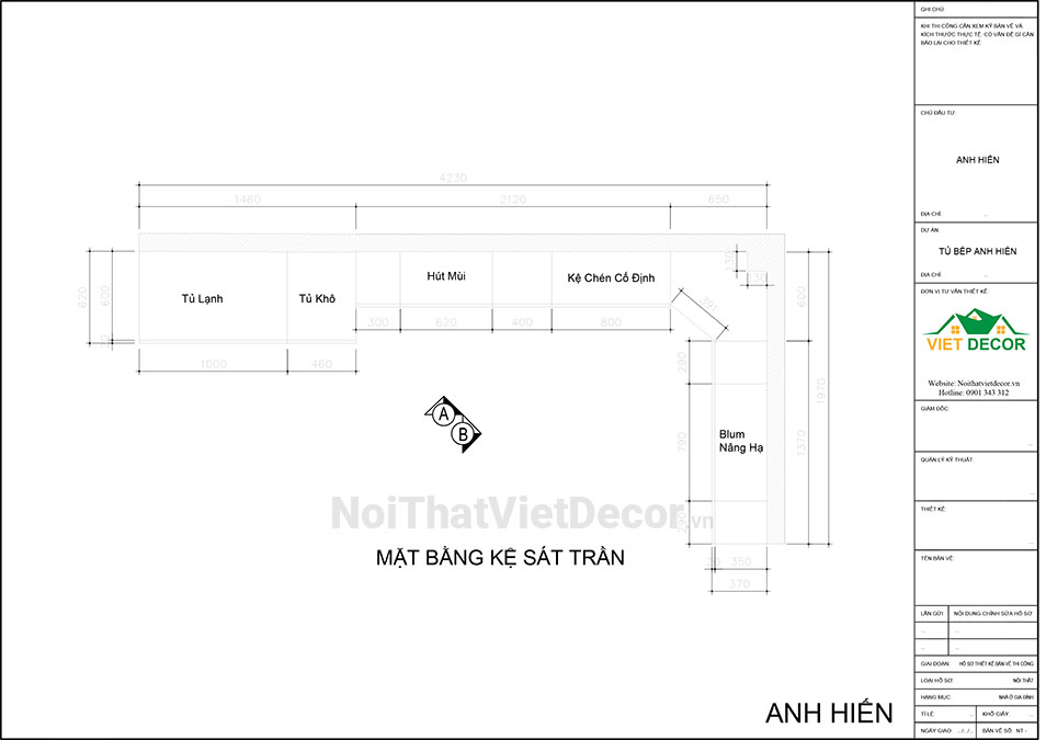 Noithatvietdecor Tủ bếp hiện đại chữ L, khung inox 304 sơn tĩnh điện, cánh kính viền nhôm, mặt đá và ốp tường đá nhân tạo cao cấp Vicostone BQ1080