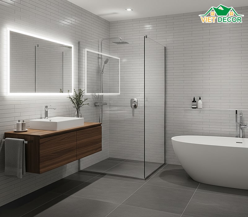 Ốp tường cao 2m