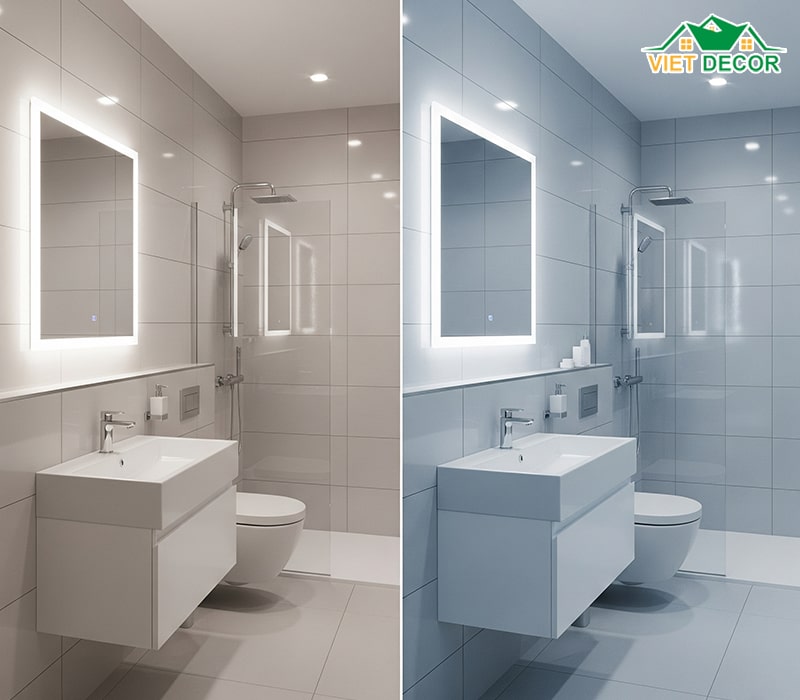 Ốp tường nhà vệ sinh cao đến trần: Nên hay không?