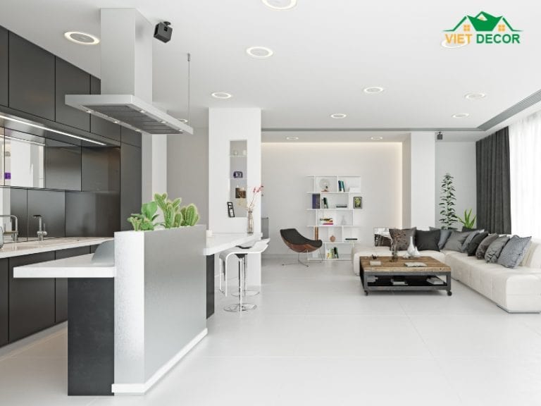 Phong cách thiết kế chung cư hiện đại