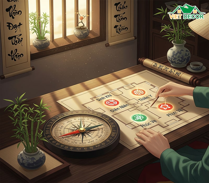 Người thuộc Tây Tứ Mệnh hợp hướng nào?