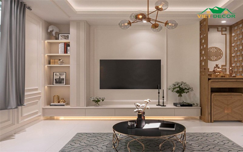 Bảng giá thi công nội thất phòng khách