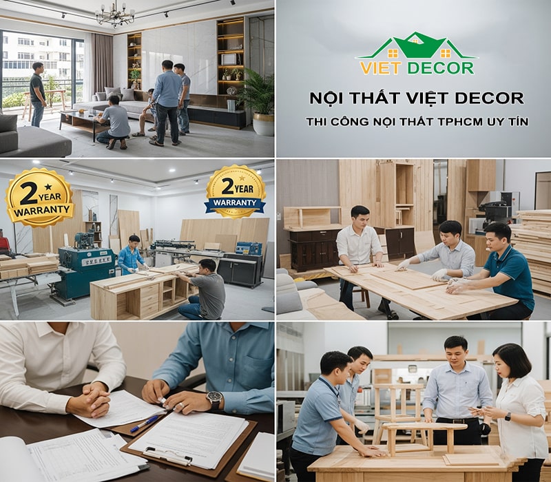 Tại sao nên chọn Nội Thất Việt Decor làm đơn vị thi công nội thất TPHCM?