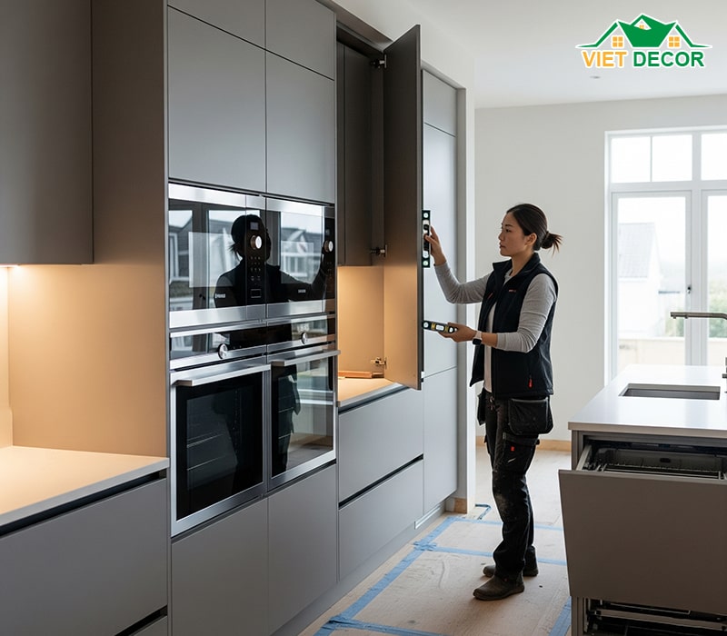 Tại sao nên chọn Nội Thất Việt Decor thi công tủ bếp tại TPHCM?
