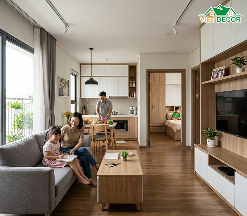 Bảng giá tham khảo theo vật liệu (Gỗ công nghiệp MDF, MFC...)