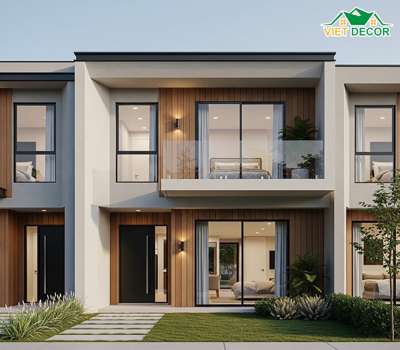 Mẫu thiết kế nhà 4x15 1 trệt 1 lầu 3 phòng ngủ