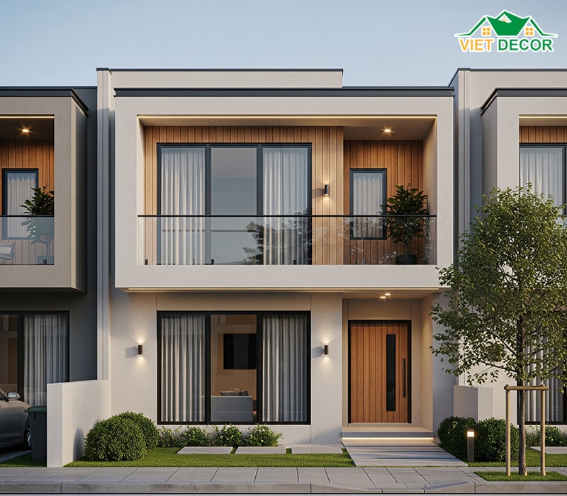 Mẫu thiết kế nhà 4x15 1 trệt 1 lầu 3 phòng ngủ