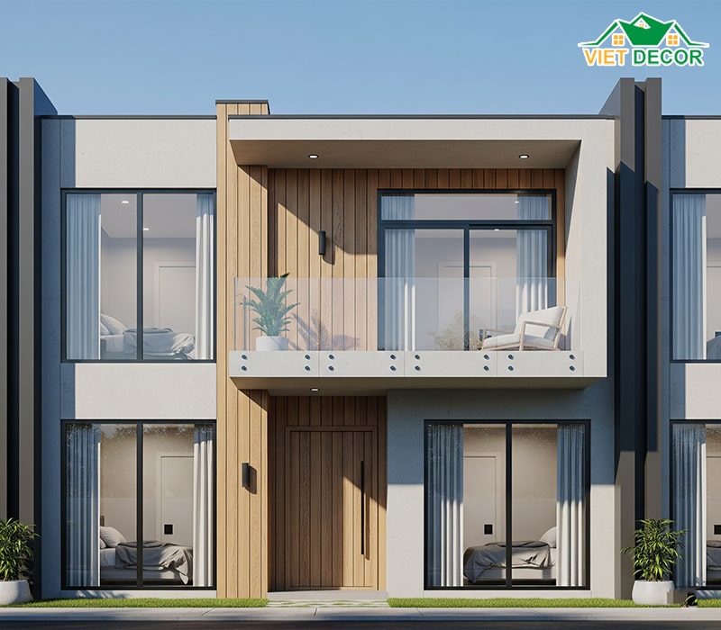 Mẫu thiết kế nhà 4x15 1 trệt 1 lầu 3 phòng ngủ