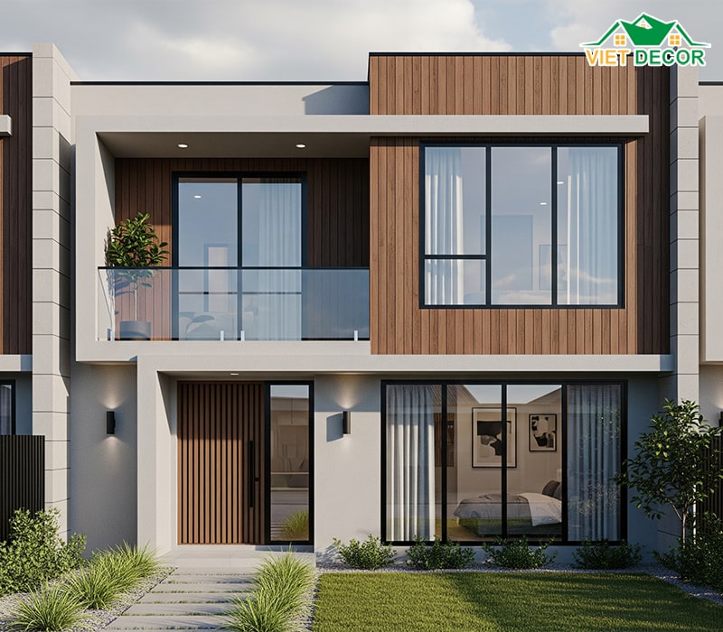 Mẫu thiết kế nhà 4x15 1 trệt 1 lầu 3 phòng ngủ