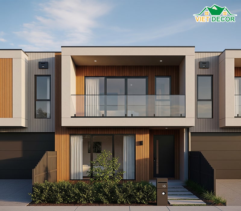 Mẫu thiết kế nhà 4x15 1 trệt 1 lầu 3 phòng ngủ
