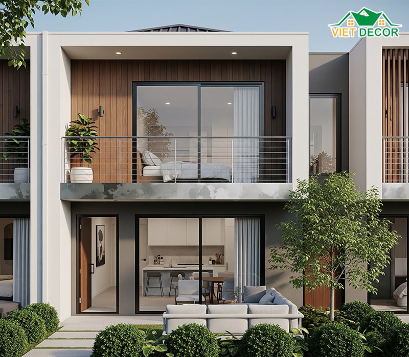 Mẫu thiết kế nhà 4x15 1 trệt 1 lầu 3 phòng ngủ