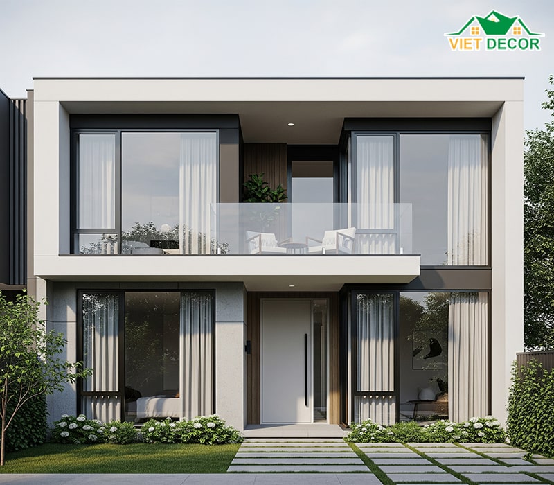 Mẫu thiết kế nhà 4x15 1 trệt 1 lầu 3 phòng ngủ