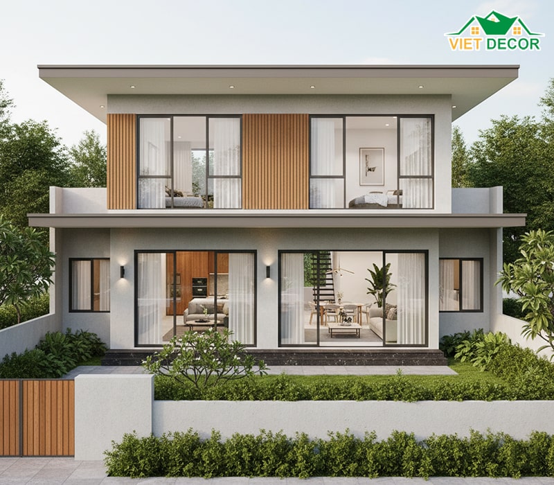 Mẫu nhà 1 tầng (cấp 4) 12x10m tiện nghi
