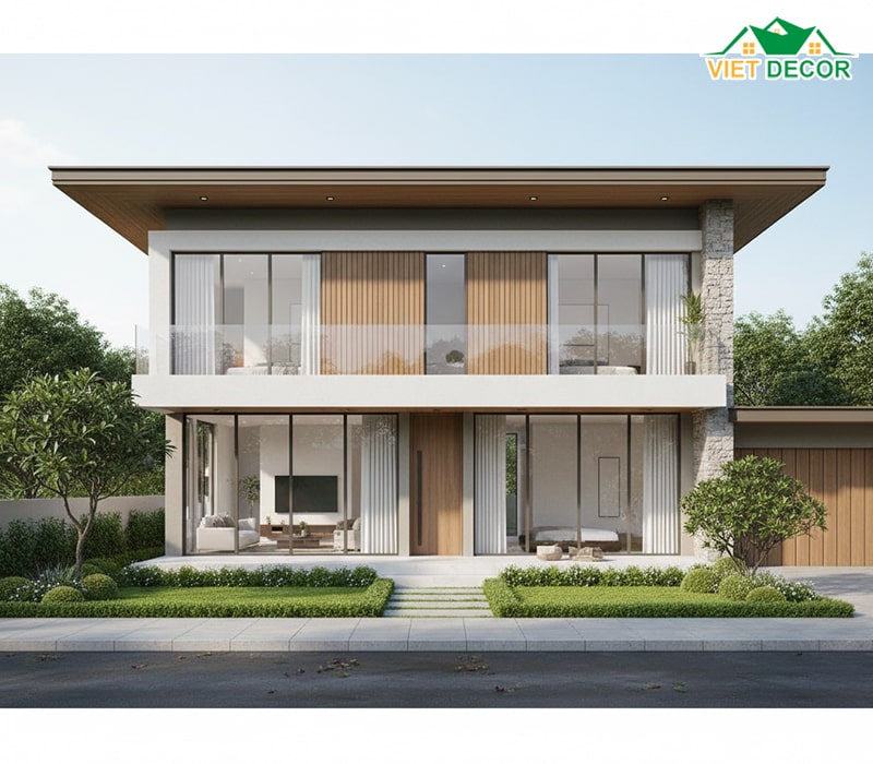 Nhà 2 tầng mặt tiền 12m sâu 10m